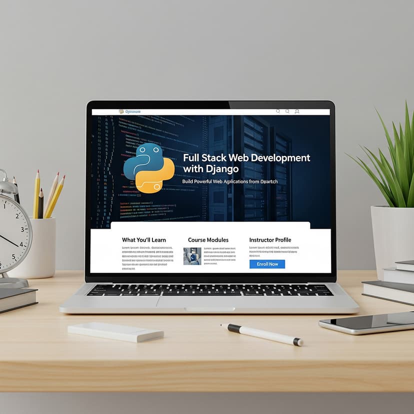 Full Stack Web Development with Django